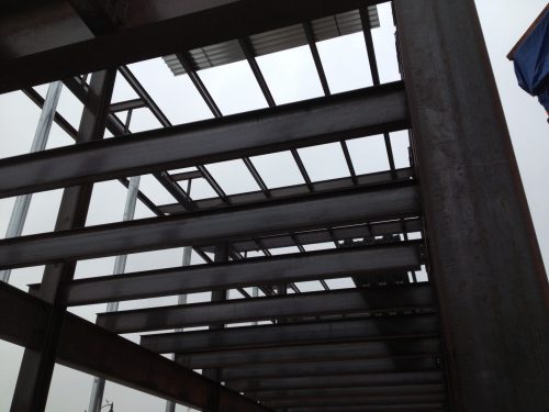 Aurora Library Steel Construction